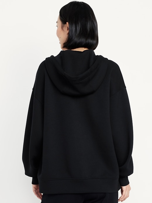 Image number 2 showing, Oversized Bounce Fleece Zip Tunic Hoodie