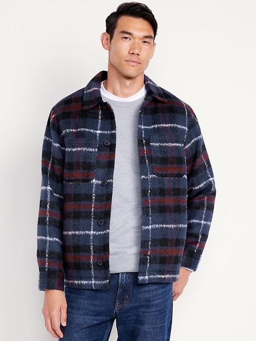 Image number 1 showing, Cozy-Lined Sherpa Shacket