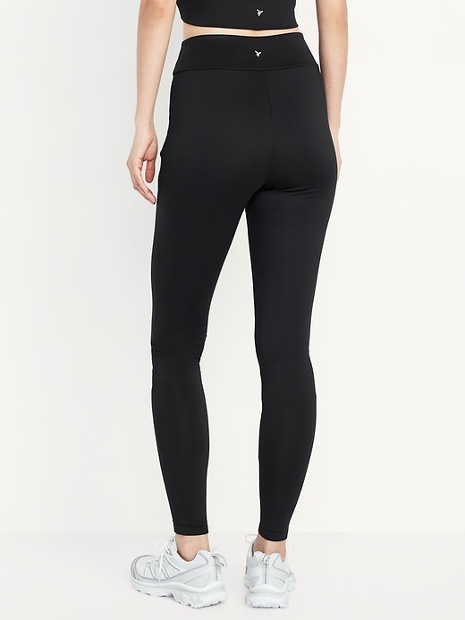 Image number 2 showing, High-Waisted PowerSoft Coze Edition Fleece-Lined Full-Length Leggings