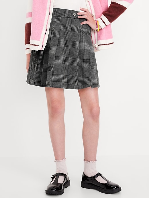 View large product image 1 of 4. Plaid Pleated Skirt for Girls