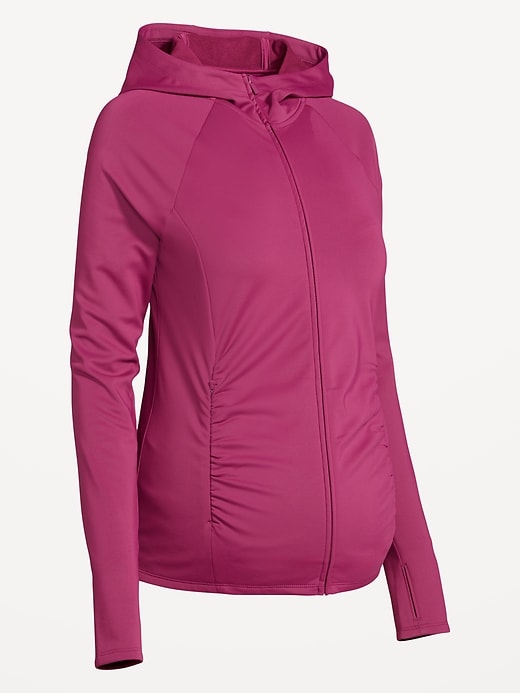 Image number 2 showing, Maternity PowerSoft Coze Edition Zip Jacket