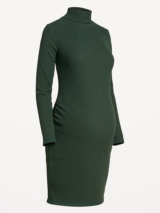 Image number 8 showing, Maternity Mock-Neck Mini Dress