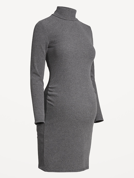 Image number 7 showing, Maternity Mock-Neck Mini Dress