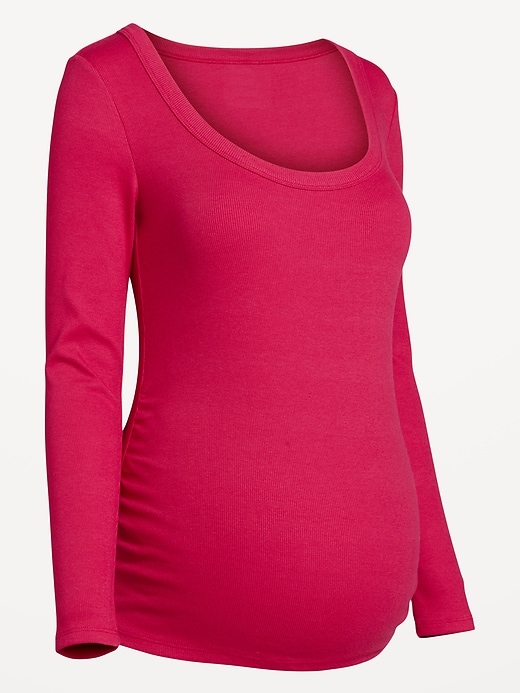 Image number 5 showing, Maternity Long Sleeve T-Shirt