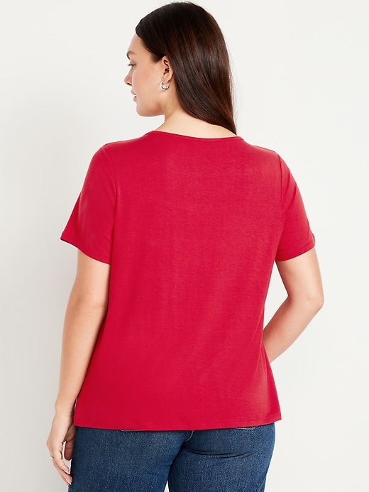 Image number 6 showing, Luxe Crew-Neck T-Shirt