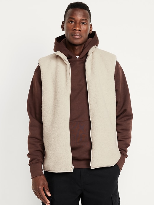 Image number 1 showing, Sherpa Zip Vest