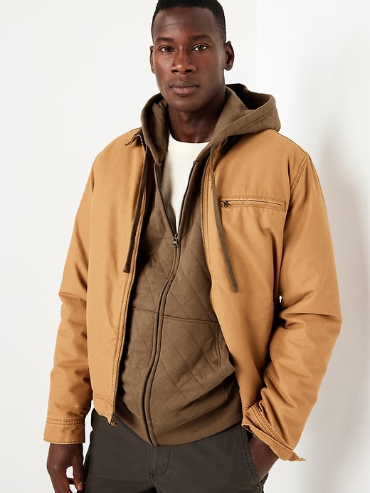 Image number 3 showing, Essential Quilted Zip Hoodie