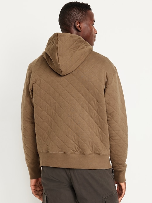 Image number 2 showing, Essential Quilted Zip Hoodie