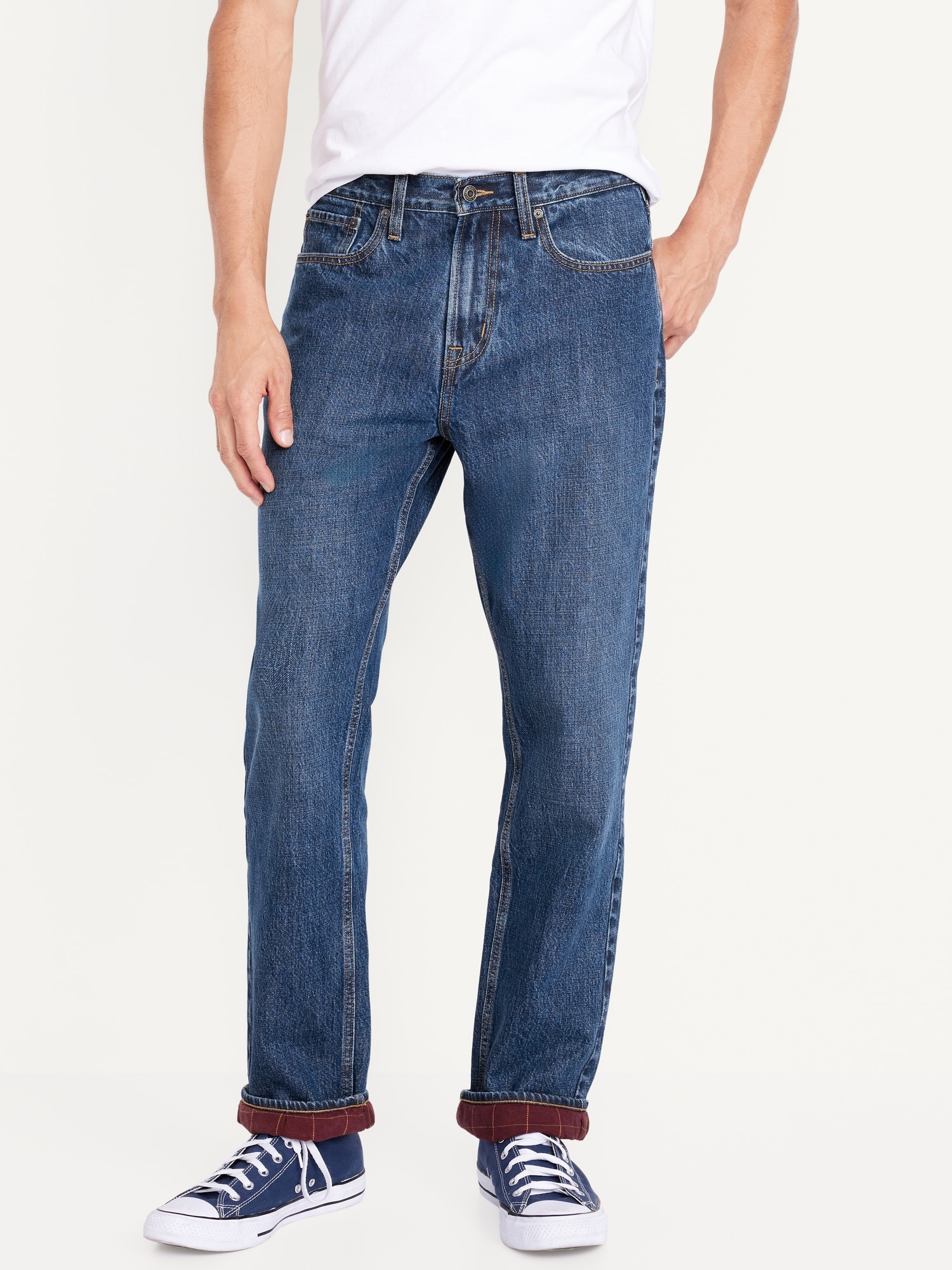 Levi's fleece lined jeans best sale