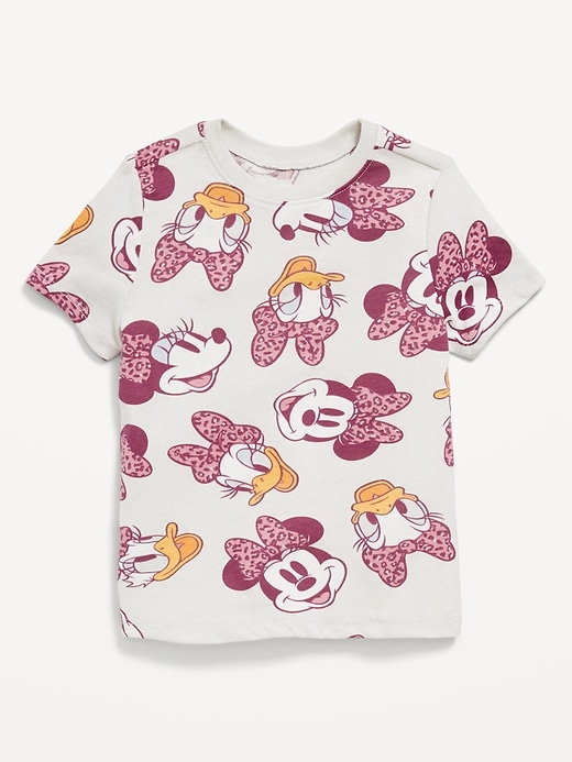 View large product image 1 of 2. Disney© Minnie Mouse Graphic T-Shirt for Toddler Girls