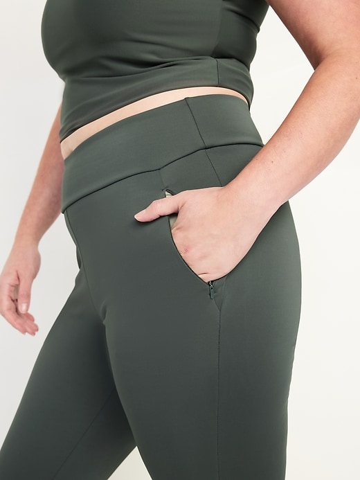 Image number 3 showing, High-Waisted PowerSoft Coze Edition Fleece-Lined Full-Length Leggings