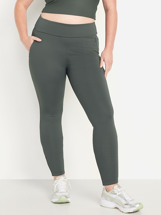 Image number 4 showing, High-Waisted PowerSoft Coze Edition Fleece-Lined Full-Length Leggings