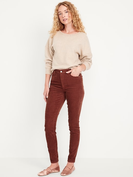 Image number 1 showing, High-Waisted Rockstar Super-Skinny Jeans