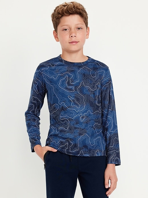 View large product image 1 of 3. CloudMotion Long-Sleeve Performance T-Shirt for Boys