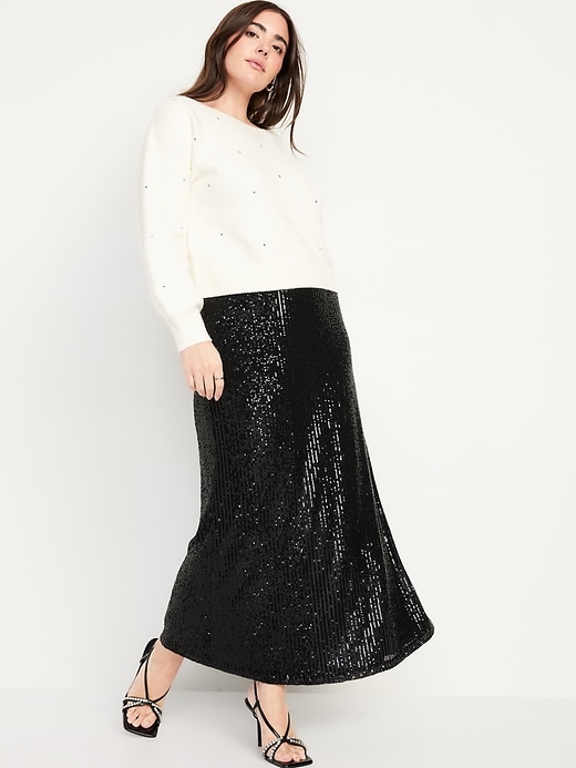 Image number 3 showing, Sequin Maxi Skirt