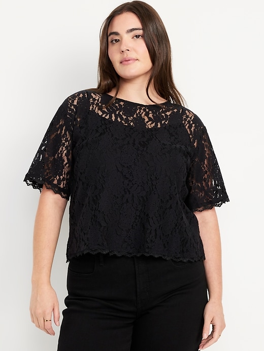 Image number 5 showing, Lace Shell Top