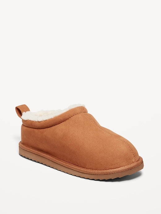 View large product image 1 of 4. Faux-Suede Mule Slippers for Boys