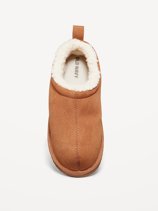 View large product image 2 of 4. Faux-Suede Mule Slippers for Boys