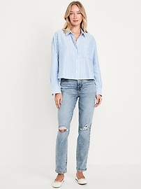 Image number 3 showing, High-Waisted OG Straight Ankle Jeans