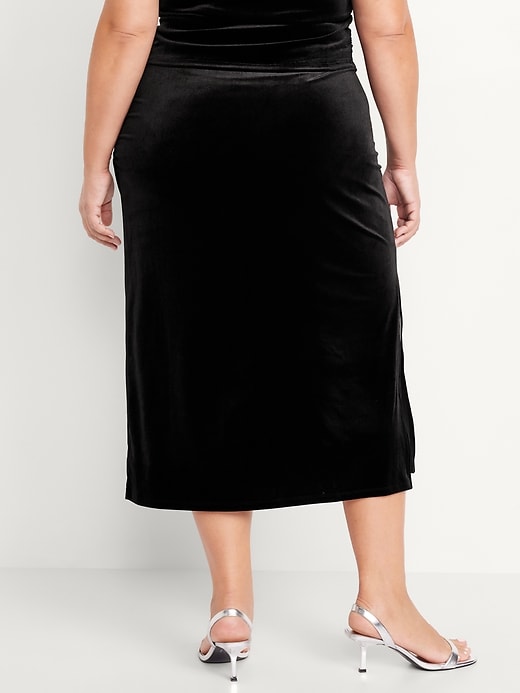 Image number 8 showing, Velvet Maxi Skirt