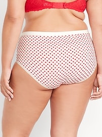 View large product image 8 of 8. High-Waisted Everyday Brief Cotton Underwear