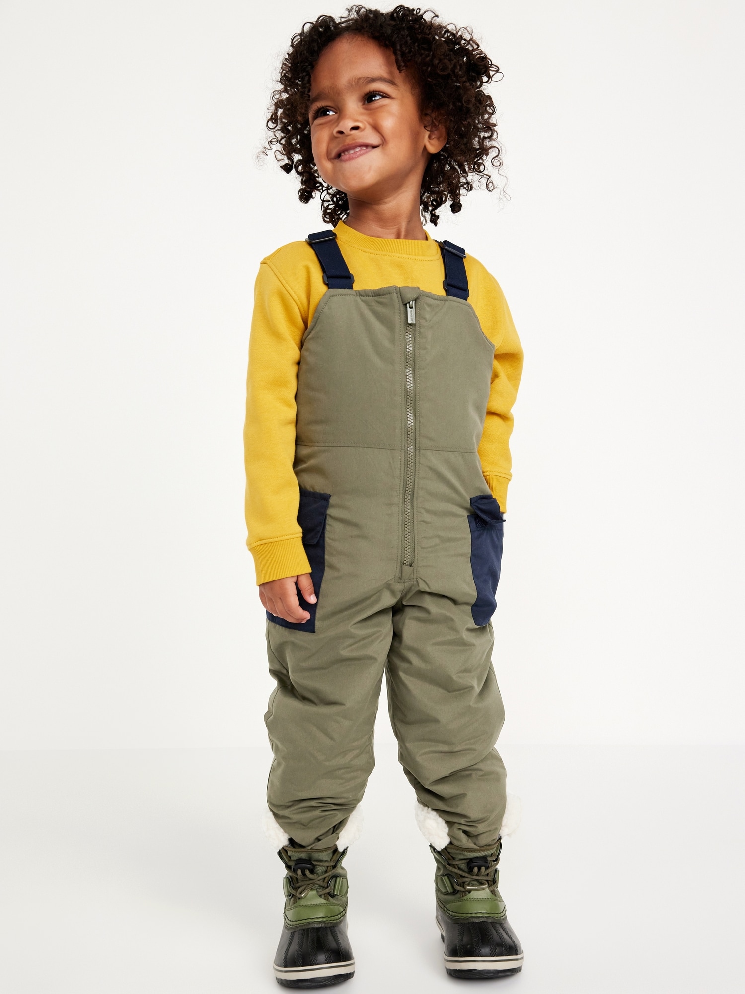 Water Resistant Unisex Snow Bib Overalls for Toddler Old Navy