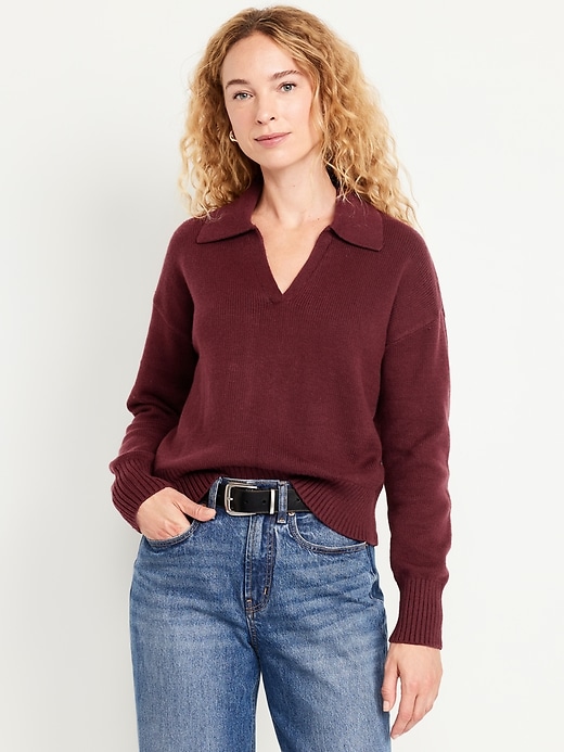 Image number 1 showing, Polo Sweater