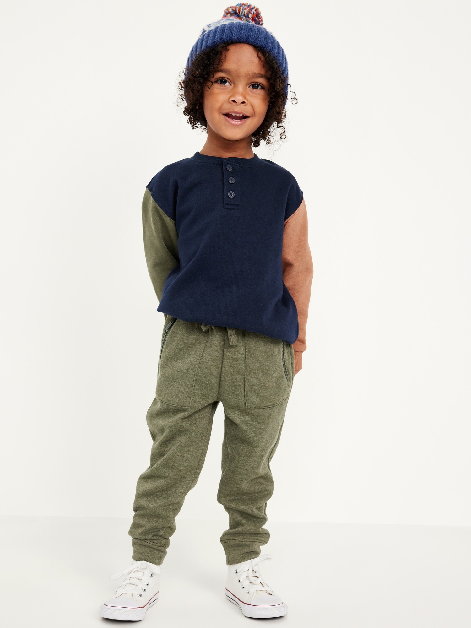 Functional Drawstring Zip-Pocket Joggers for Toddler Boys | Old Navy