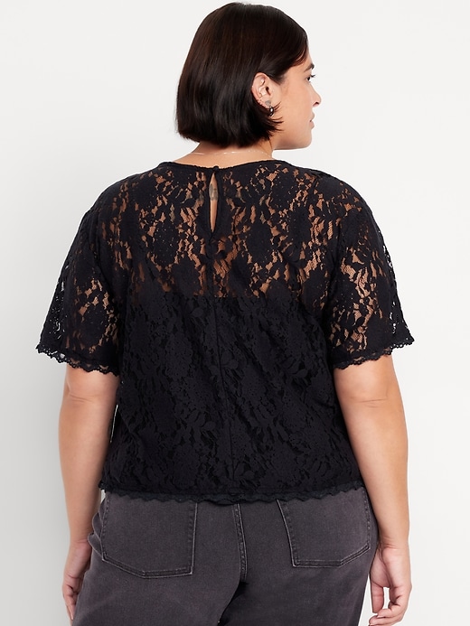 Image number 8 showing, Lace Shell Top