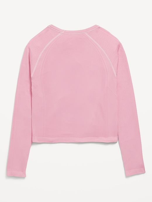 Image number 4 showing, Fitted Seamless Performance Top for Girls