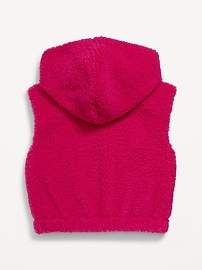 View large product image 3 of 4. Hooded Sherpa Vest for Girls