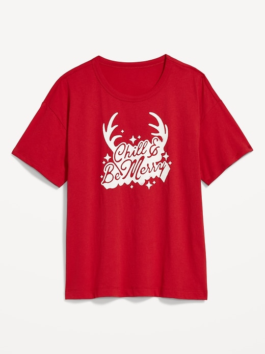 Image number 1 showing, Matching Holiday-Graphic T-Shirt