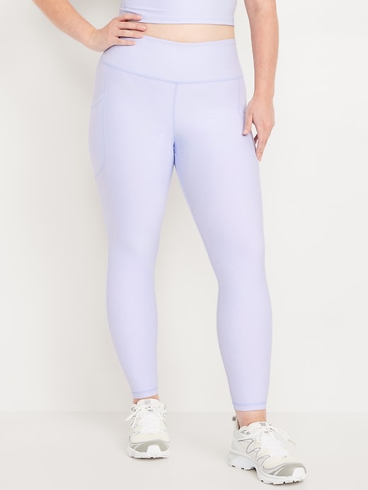 Image number 4 showing, High-Waisted PowerSoft 7/8 Leggings