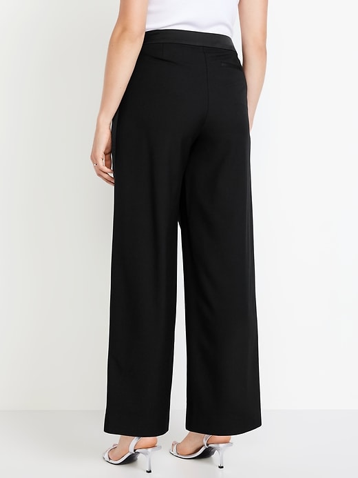 Image number 6 showing, Extra High-Waisted Wide-Leg Trouser Pants