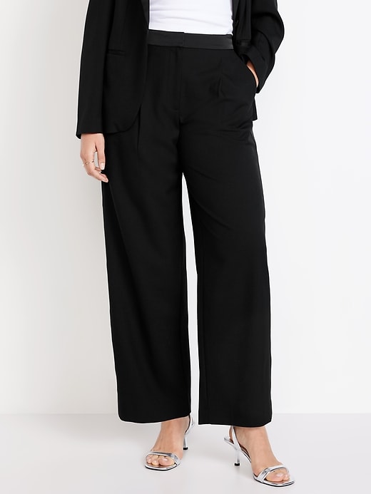 Image number 5 showing, Extra High-Waisted Wide-Leg Trouser Pants