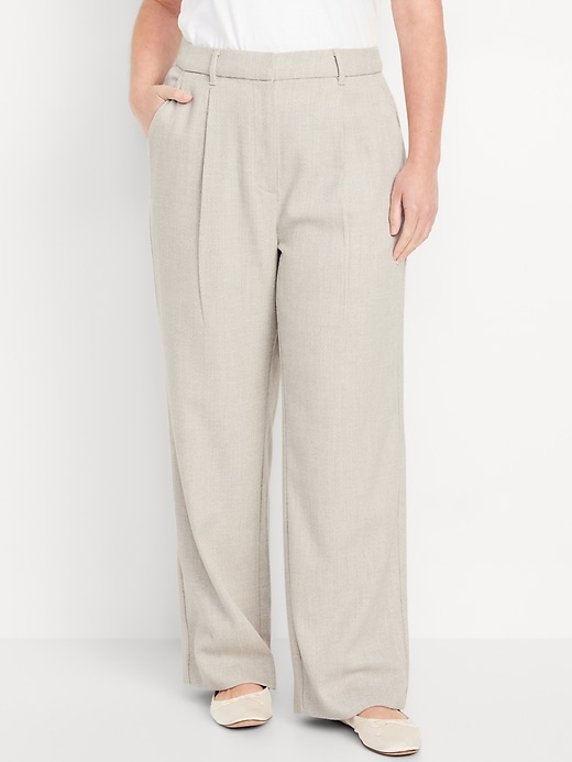 Image number 5 showing, Extra High-Waisted Taylor Wide-Leg Trouser Pants