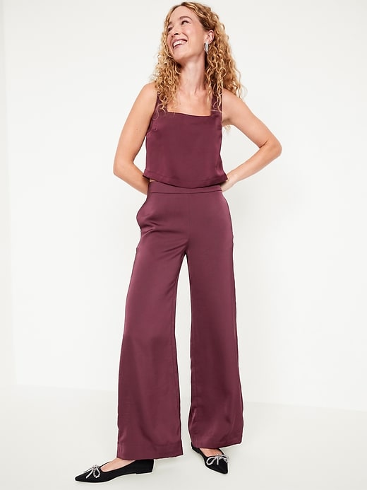 Image number 3 showing, High-Waisted Super Wide-Leg Pants