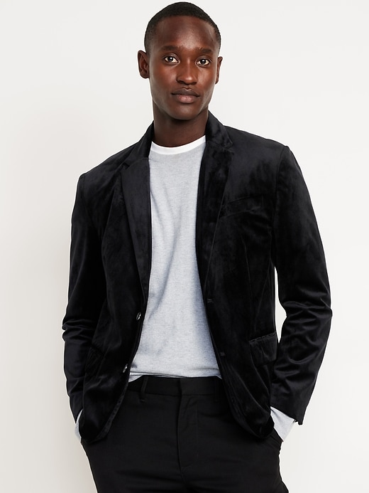 Image number 1 showing, Velvet Blazer