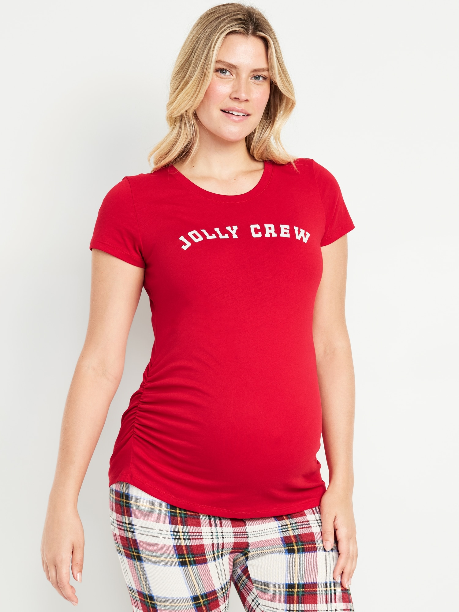 Maternity Gifting Graphic Tee - Red