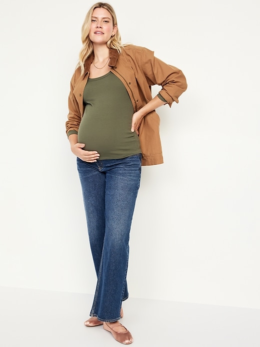 Image number 3 showing, Maternity Long Sleeve T-Shirt