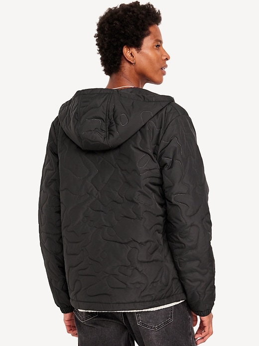 Image number 2 showing, Water-Resistant Quilted Zip Jacket