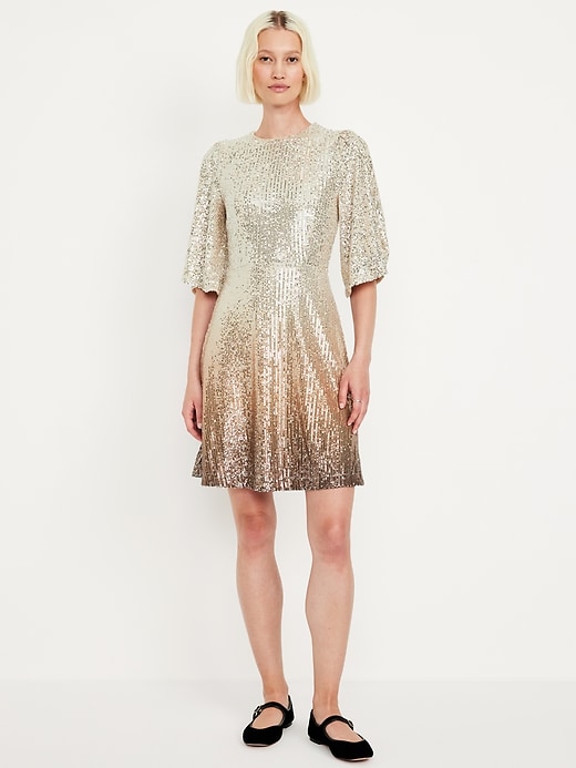 Image number 1 showing, Sequin Mini Dress