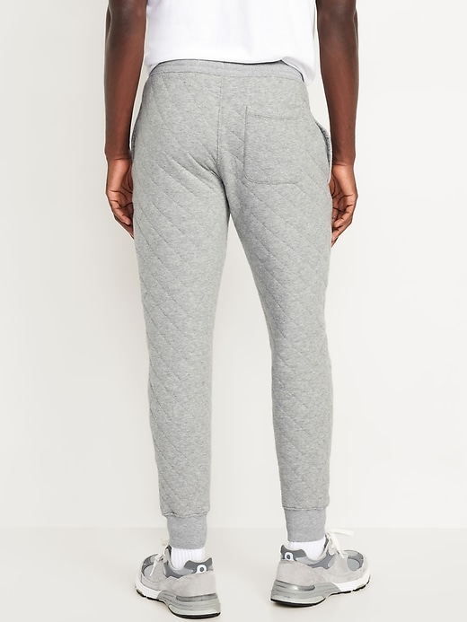 View large product image 2 of 4. Loose Quilted Fleece Joggers