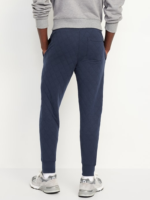 View large product image 2 of 4. Loose Quilted Fleece Joggers