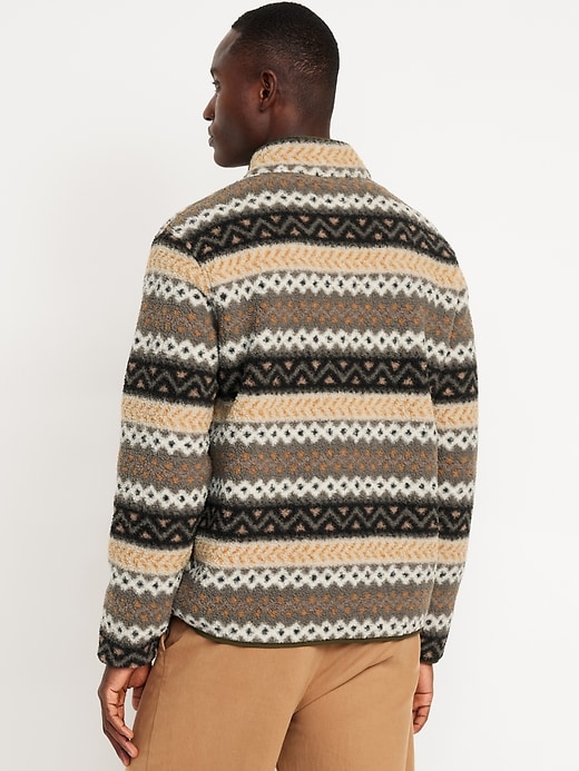 Image number 2 showing, Sherpa Fair Isle Quarter Zip