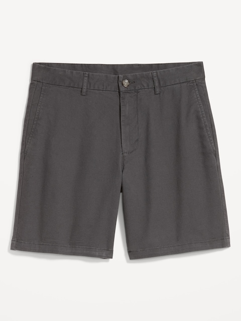 Slim Built-In Flex Rotation Chino Shorts -- 8-inch inseam - Panther