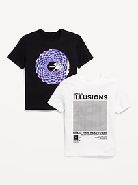 Image number 1 showing, Short-Sleeve Graphic T-Shirt 2-Pack for Boys