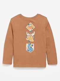 Image number 2 showing, Long-Sleeve Graphic T-Shirt for Toddler Boys