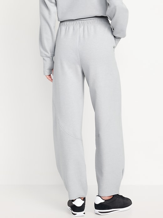 Image number 2 showing, High-Waisted Dynamic Fleece Barrel-Leg Pants