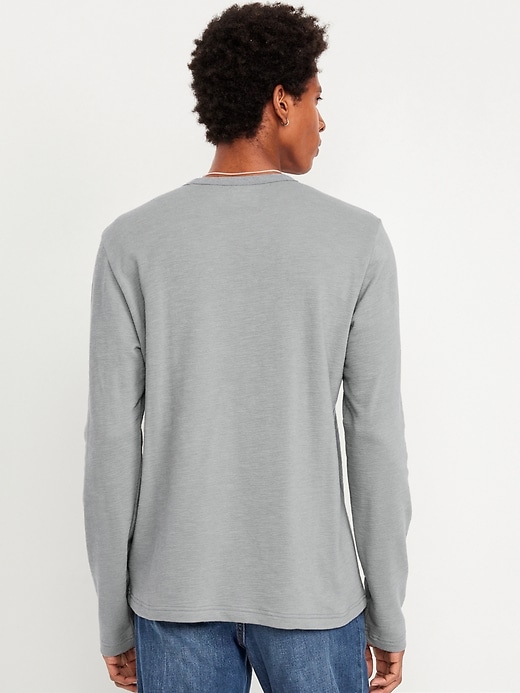 Image number 6 showing, Long-Sleeve Textured T-Shirt